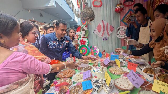 ব্রাহ্মণবাড়িয়ায় বাহারি পিঠার উৎসবে গ্রামীণ ঐতিহ্যের ছোঁয়া