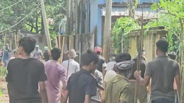 সরাইলে জমির বিরোধে সংঘর্ষ: নারী-পুরুষ ও পুলিশসহ আহত ৫০